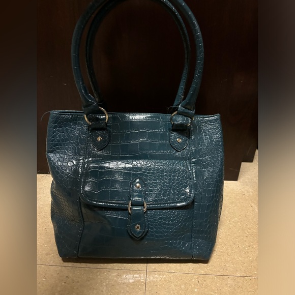 Vintage Faux Alligator Skin Tote - Picture 1 of 2